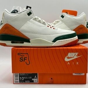 Nike Air Jordan 3 Retro SP x SoleFly Miami Hurricane Fruits of our Labor Sz 10.5